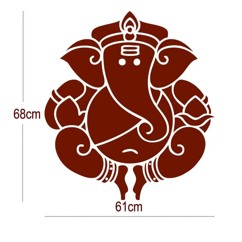 Ganesha Wall Sticker Premium Quality Self Adhesive Vinyl