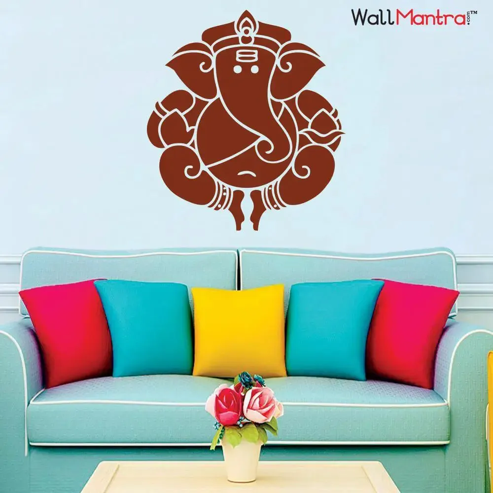 Ganesha Wall Sticker Premium Quality Self Adhesive Vinyl
