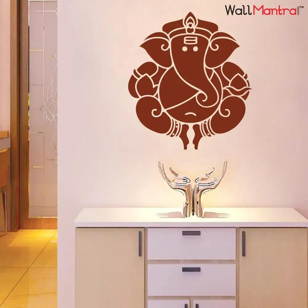 Ganesha Wall Sticker Premium Quality Self Adhesive Vinyl