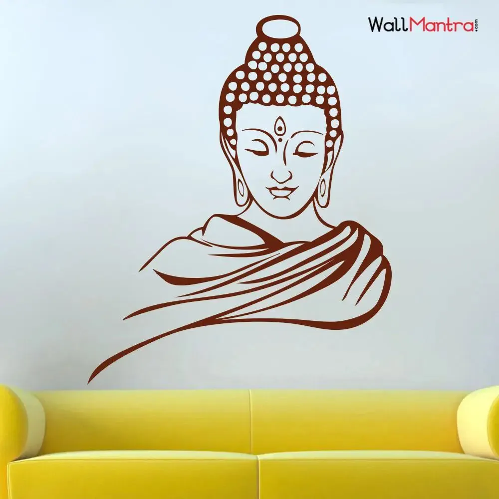 Gautam Buddha Wall Sticker And Decal