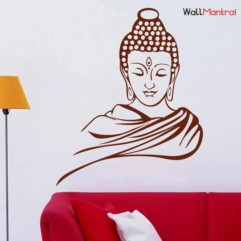 Gautam Buddha Wall Sticker And Decal