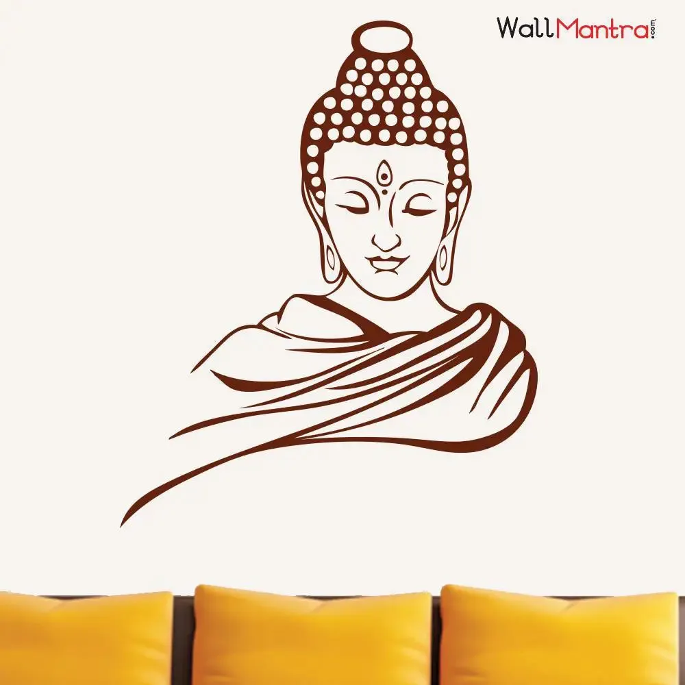 Gautam Buddha Wall Sticker And Decal