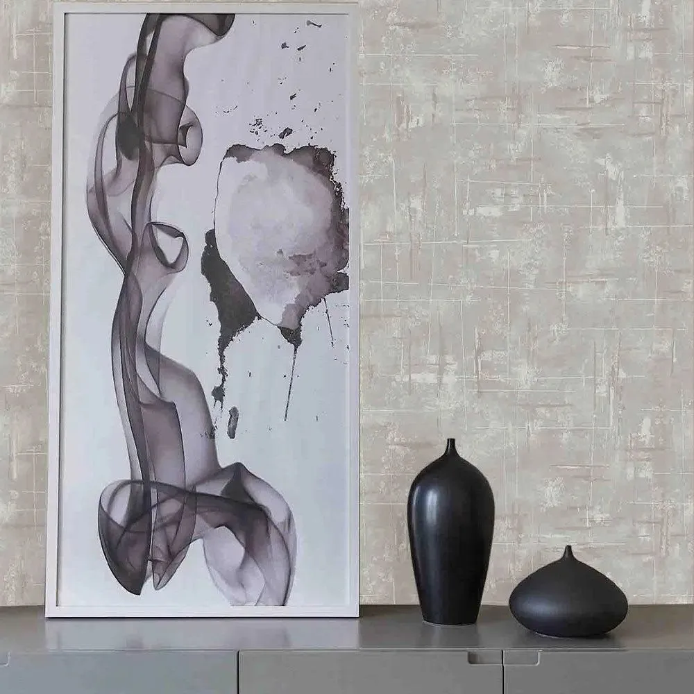 Gemma Abstract Textured Premium Wallpaper- Modern Life Collection light green