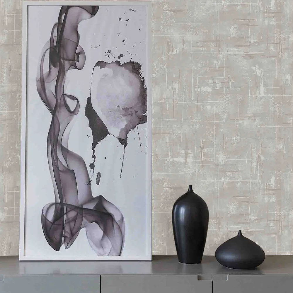 Gemma Abstract Textured Premium Wallpaper- Modern Life Collection light green