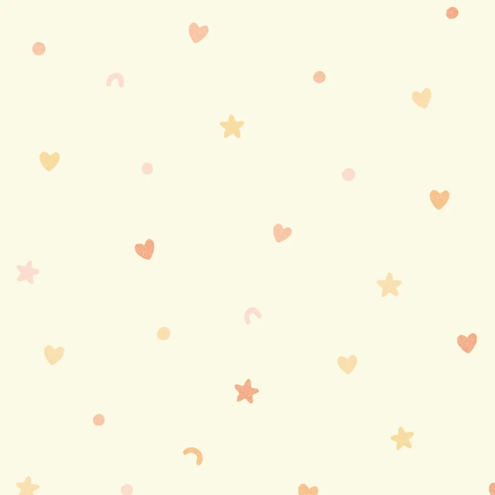 WallMantra Gentle Night Baby Room Wallpaper - Yellow