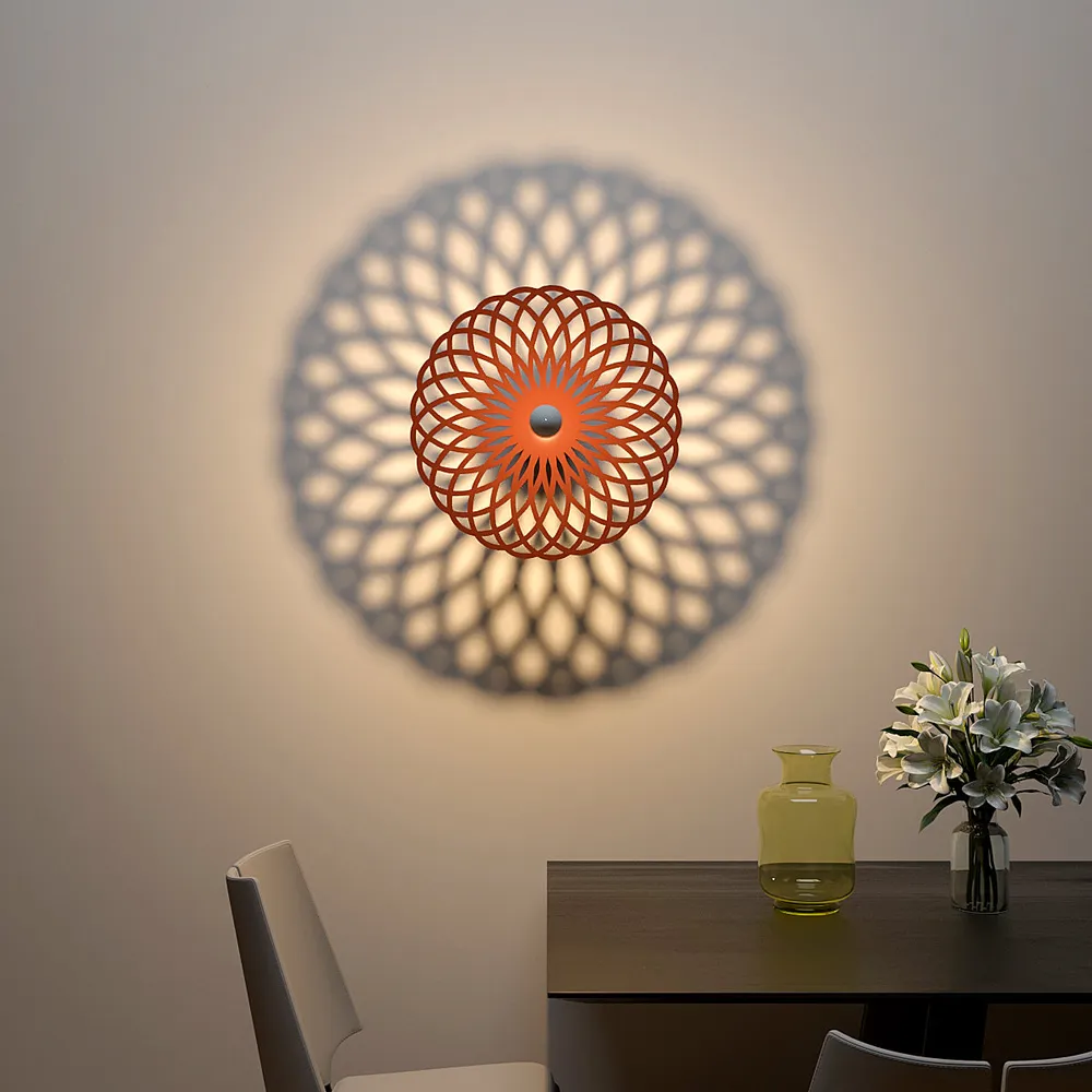 Geometric circle design creative Shadow lamp