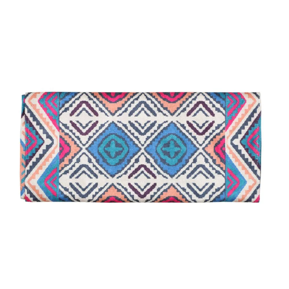 Geometric Designer Soft Velvet Table Runner