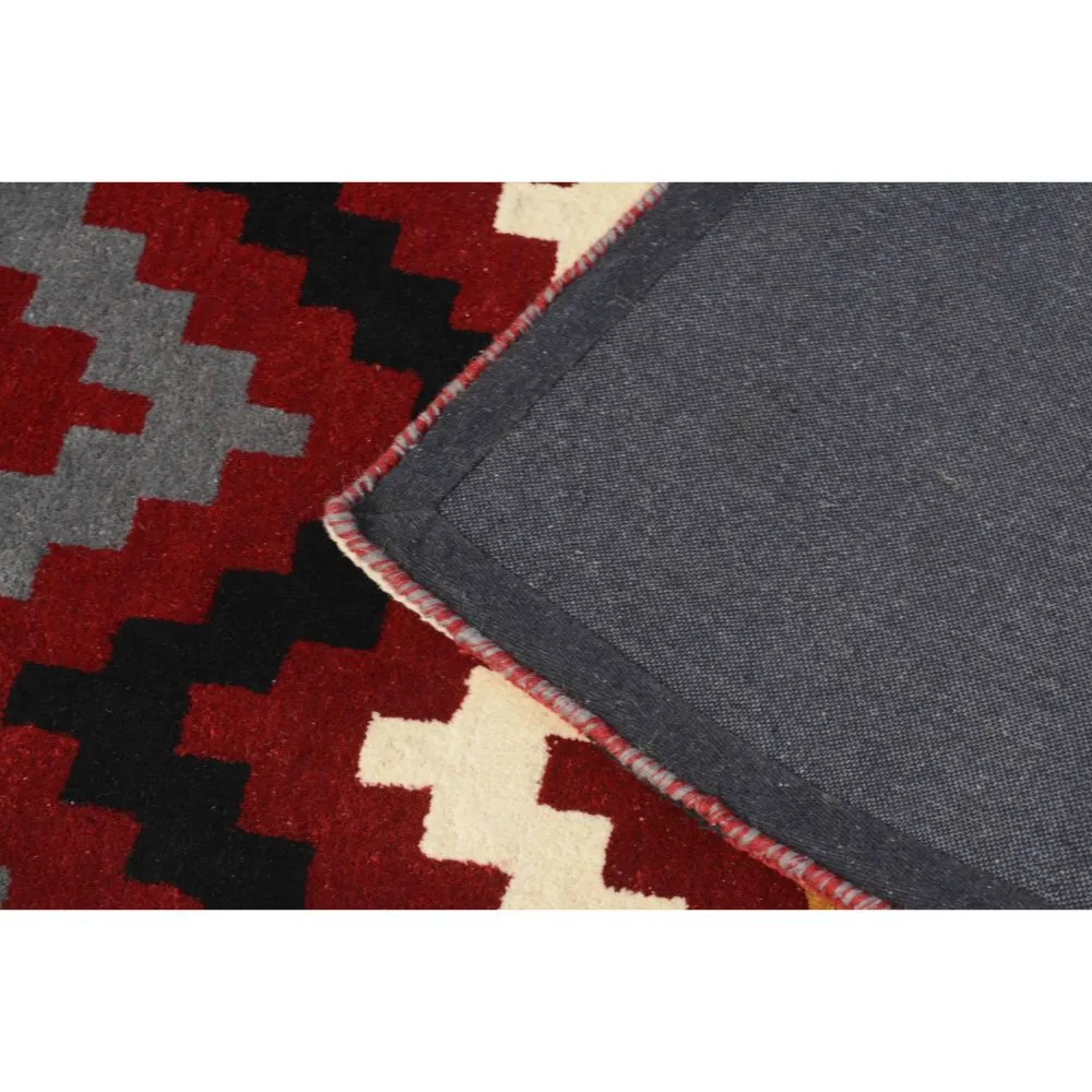 Geometric Patterned Multicolor Designer Area Carpet 2*5ft