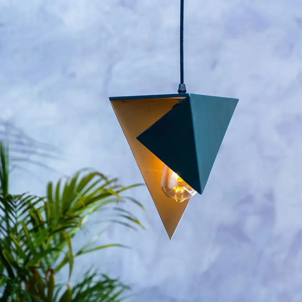 Geometric Royal Green Stylish Hanging Light for Bedroom