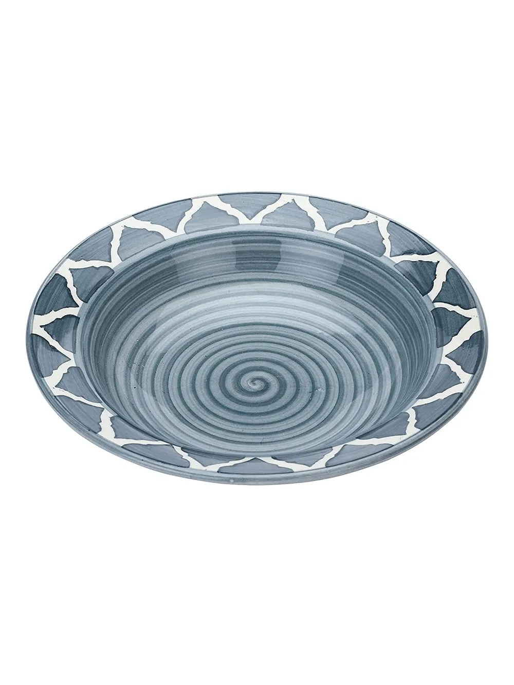 Glossy Grey Ceramic Small Plates Set Of 2