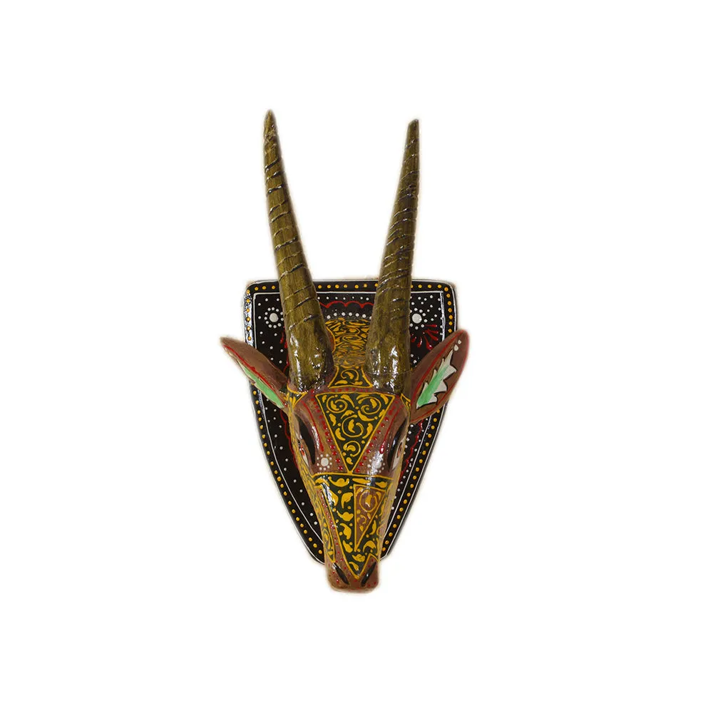 Glowing Deer Face Wall Decor