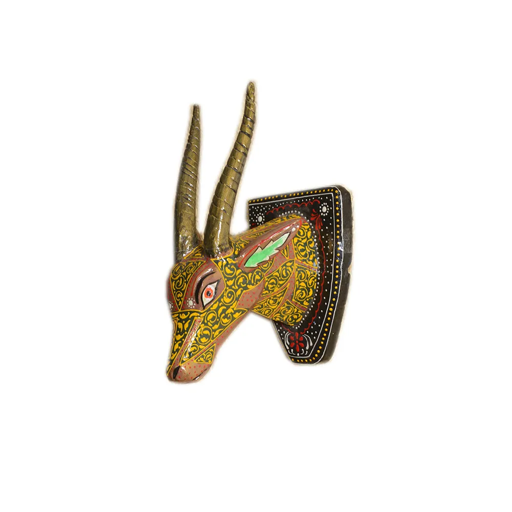 Glowing Deer Face Wall Decor