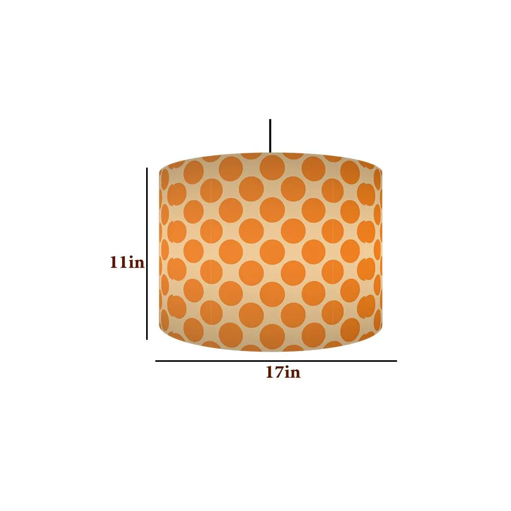 Glowing Orange Hanging Light