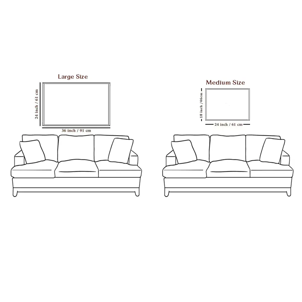 Goddess Durga Mata Artistry Acrylic Wall Painting Regular