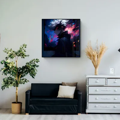 Gojo Sataru Jujutsu Kaisen Anime Canvas Wall Painting