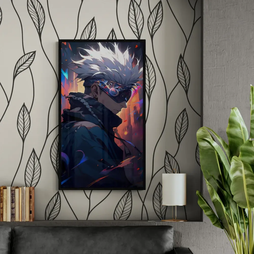 Gojo Sataru Star Jujutsu Kaisen Anime Canvas Wall Painting With Frame