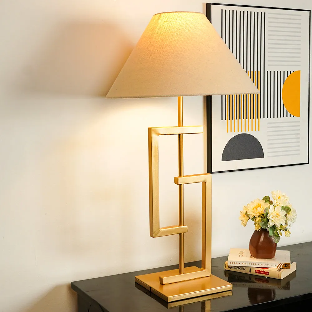 Golden Crafted Modern Table Lamp Single Piece