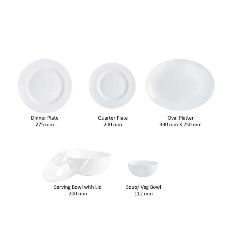 Golden Crown Dinner Set of 29 Pieces