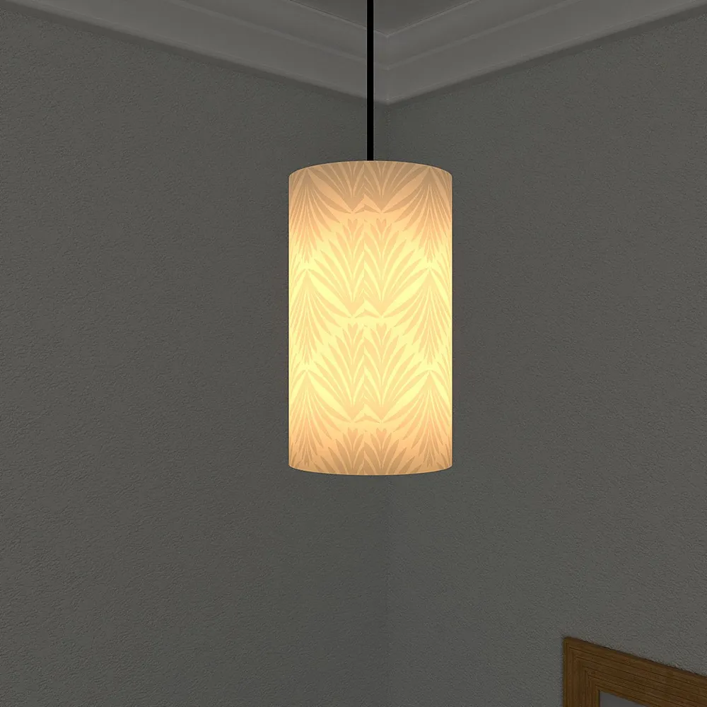 Golden Glow Cylindrical Hanging Light Single Piece