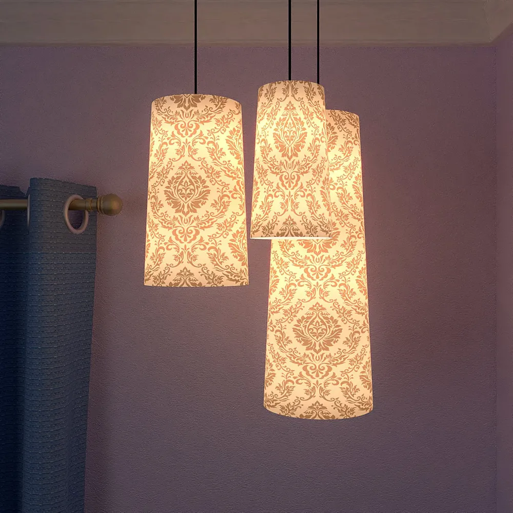 Golden Glow Hanging Lights Of 3