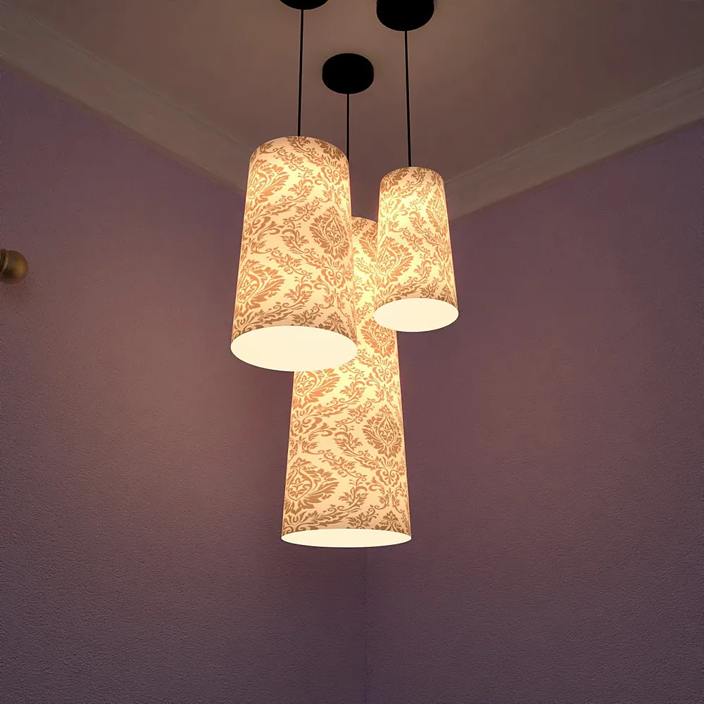 Golden Glow Hanging Lights Of 3