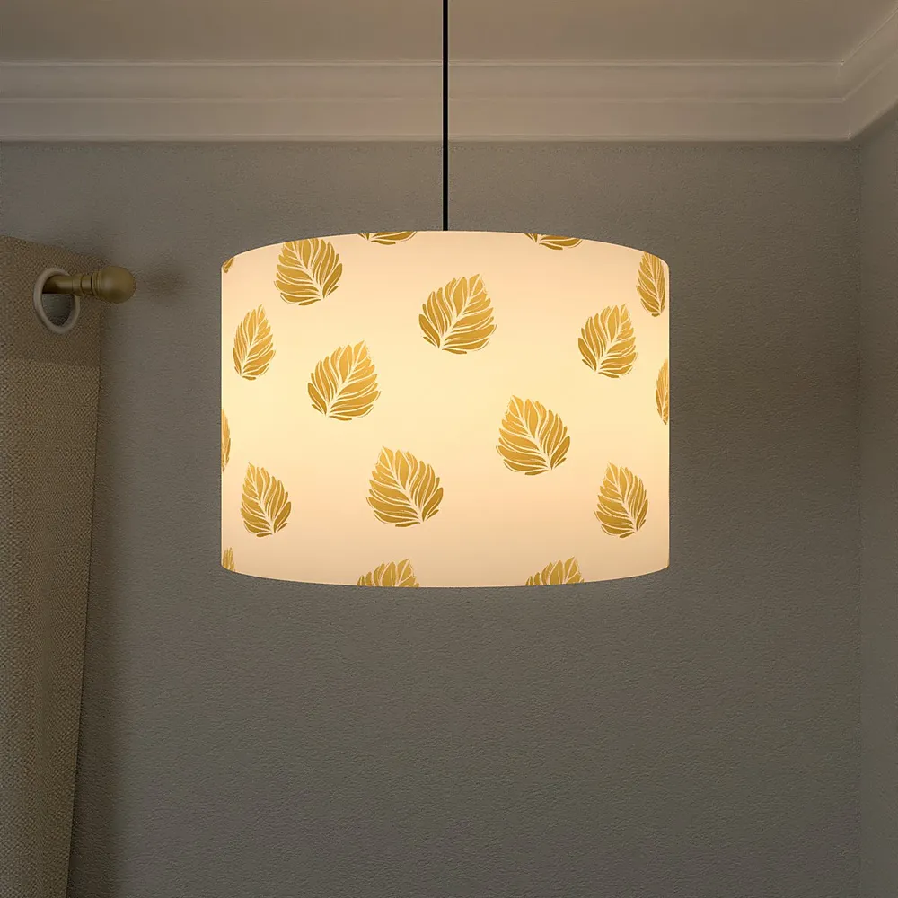 Golden Leaves Hanging Ceiling Light