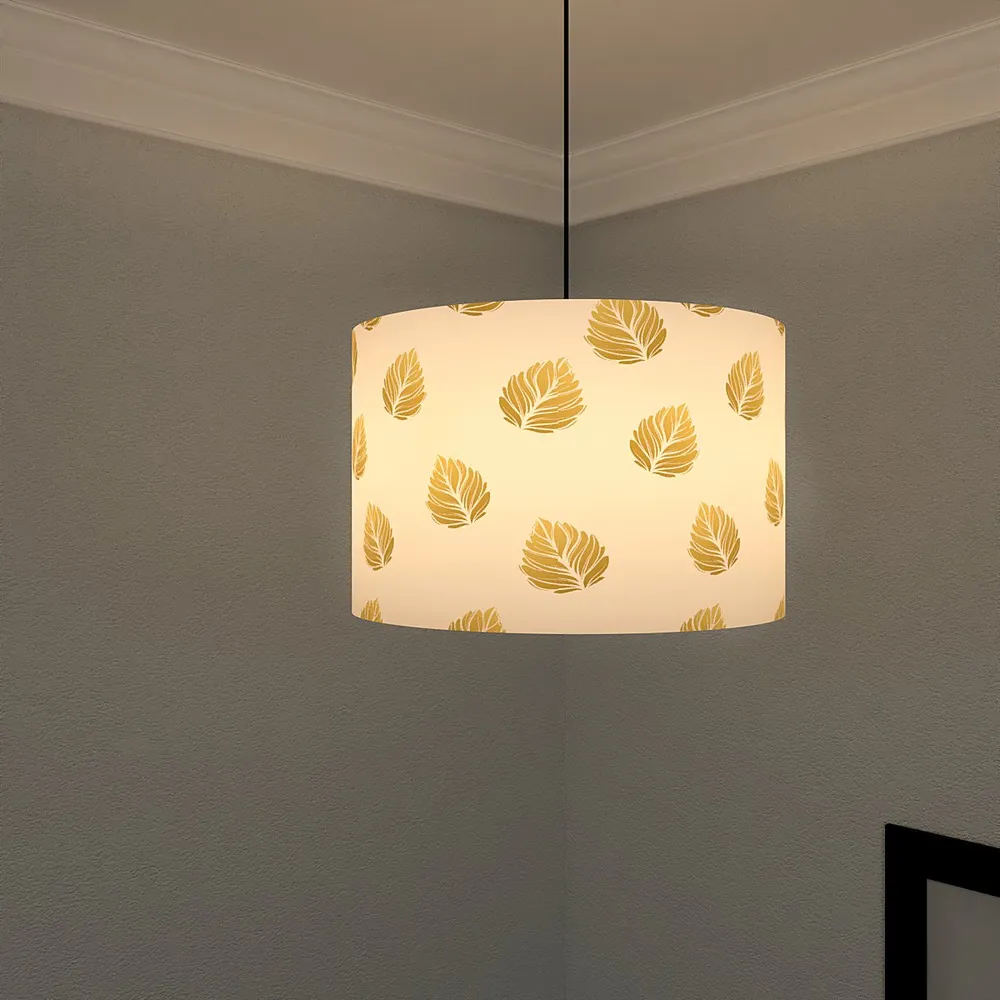 Golden Leaves Hanging Ceiling Light
