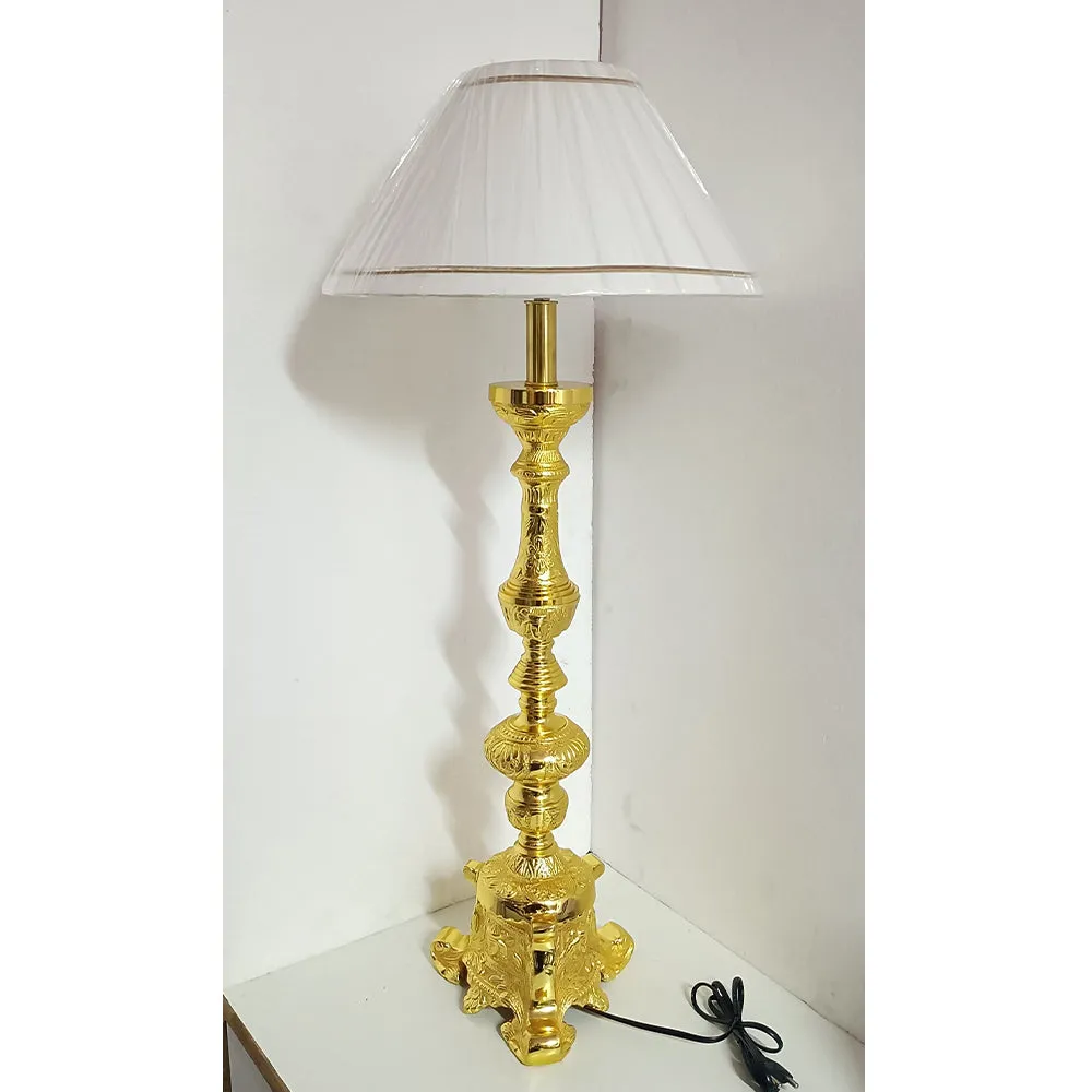 Golden Long Traditional Designer Decorative Table Lamp