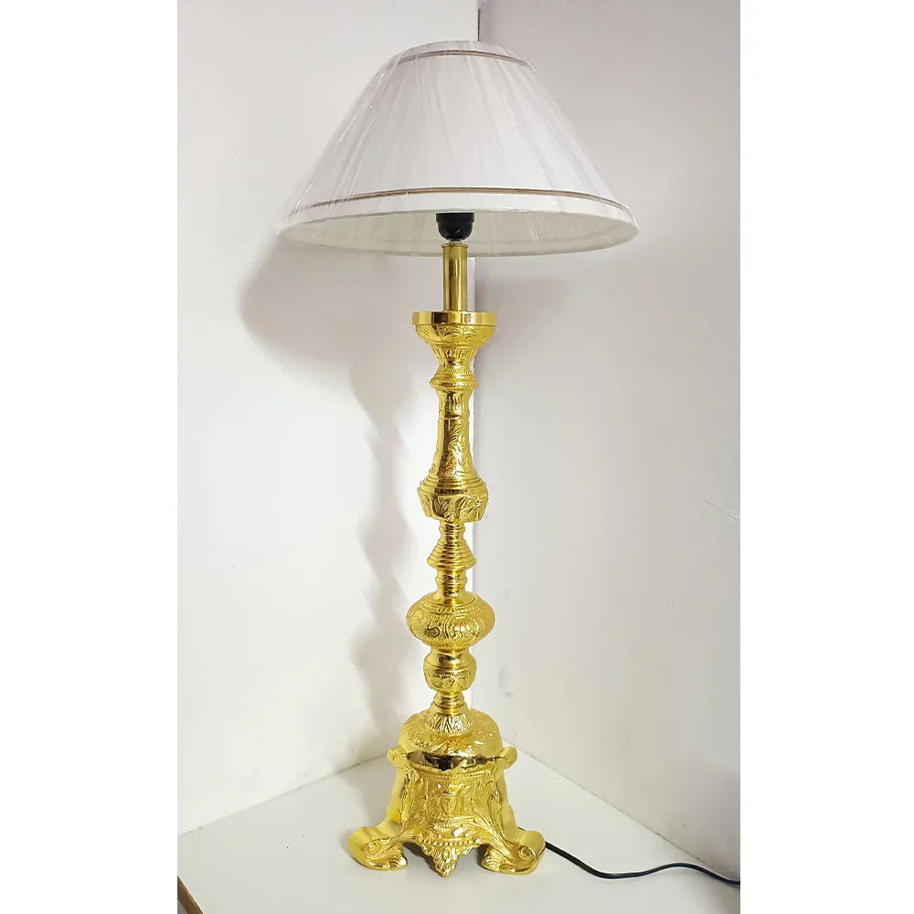 Golden Long Traditional Designer Decorative Table Lamp
