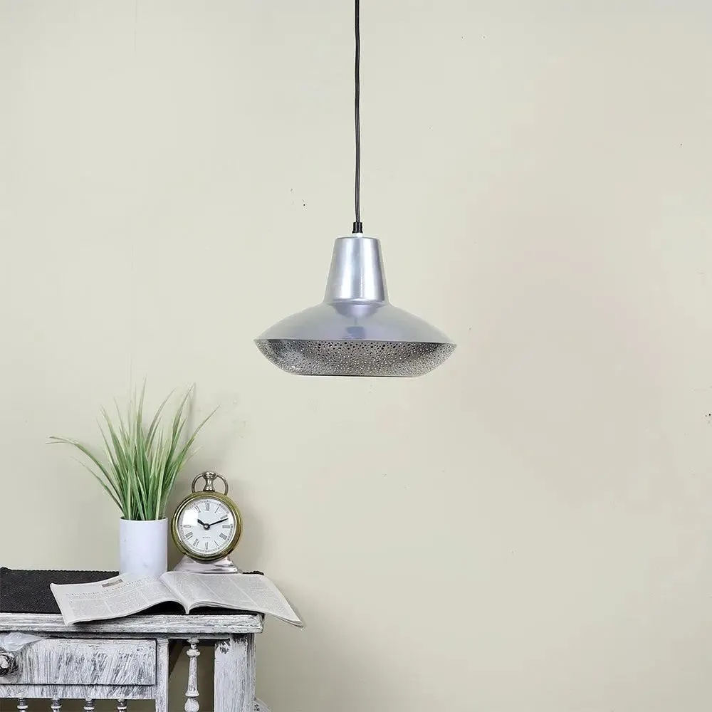 Golden Perforated Designer Hanging Lamp