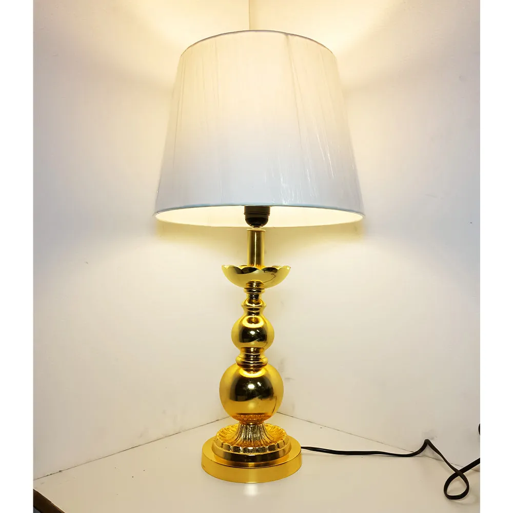Golden Pillar Designer Tapered Table Lamp