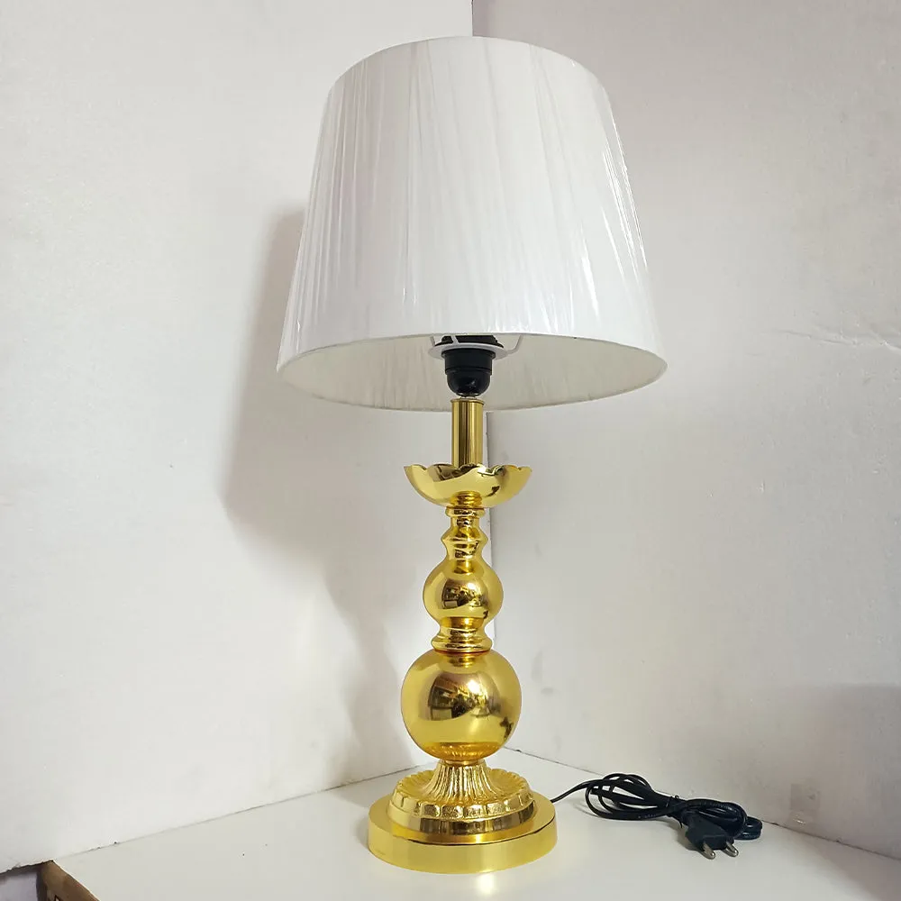 Golden Pillar Designer Tapered Table Lamp
