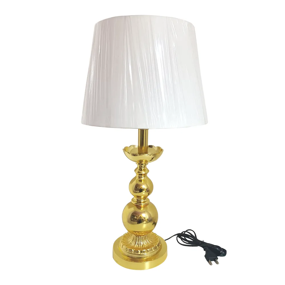 Golden Pillar Designer Tapered Table Lamp