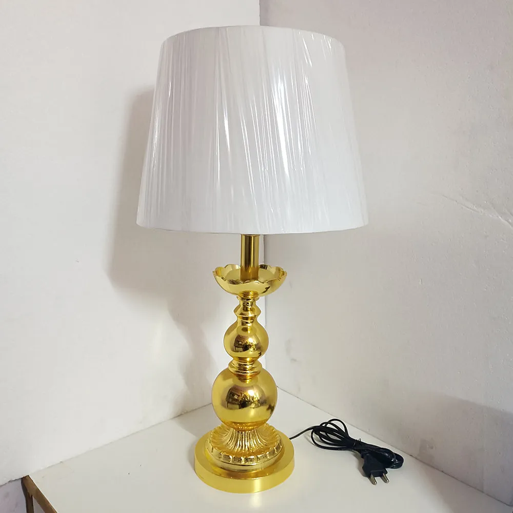 Golden Pillar Designer Tapered Table Lamp