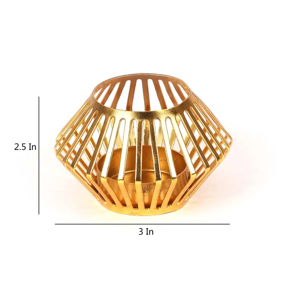 Golden-Plated-Designer-Metal-Tea-Light-Candle-Holders-Set-of-4