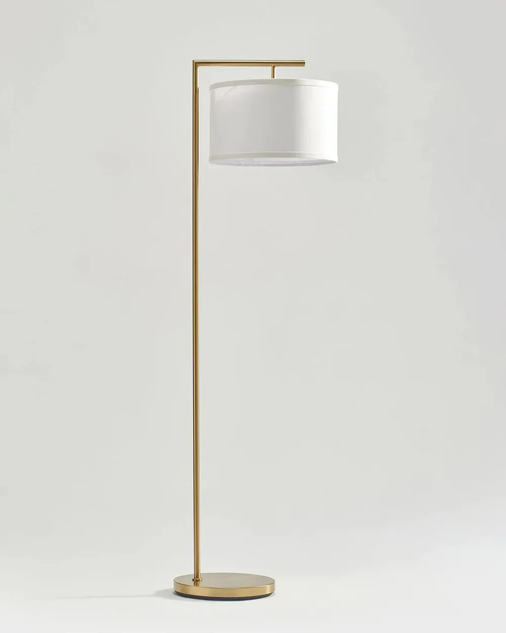 Golden Straight Floor Lamp