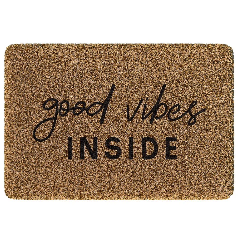 Good Vibes Woolen Door Mat
