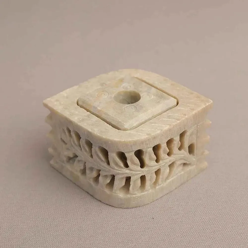 Gorgeous Hand Carved Leaf Design Incense Stick Holder