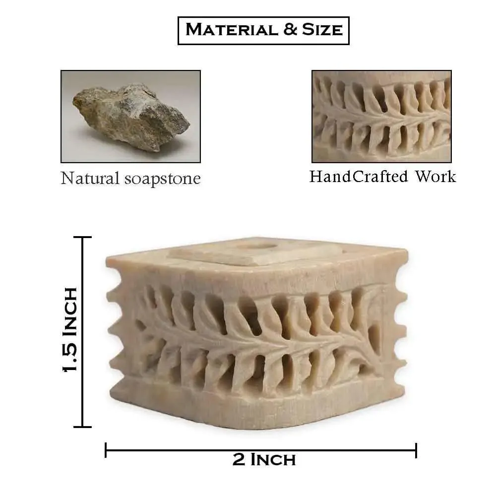 Gorgeous Hand Carved Leaf Design Incense Stick Holder