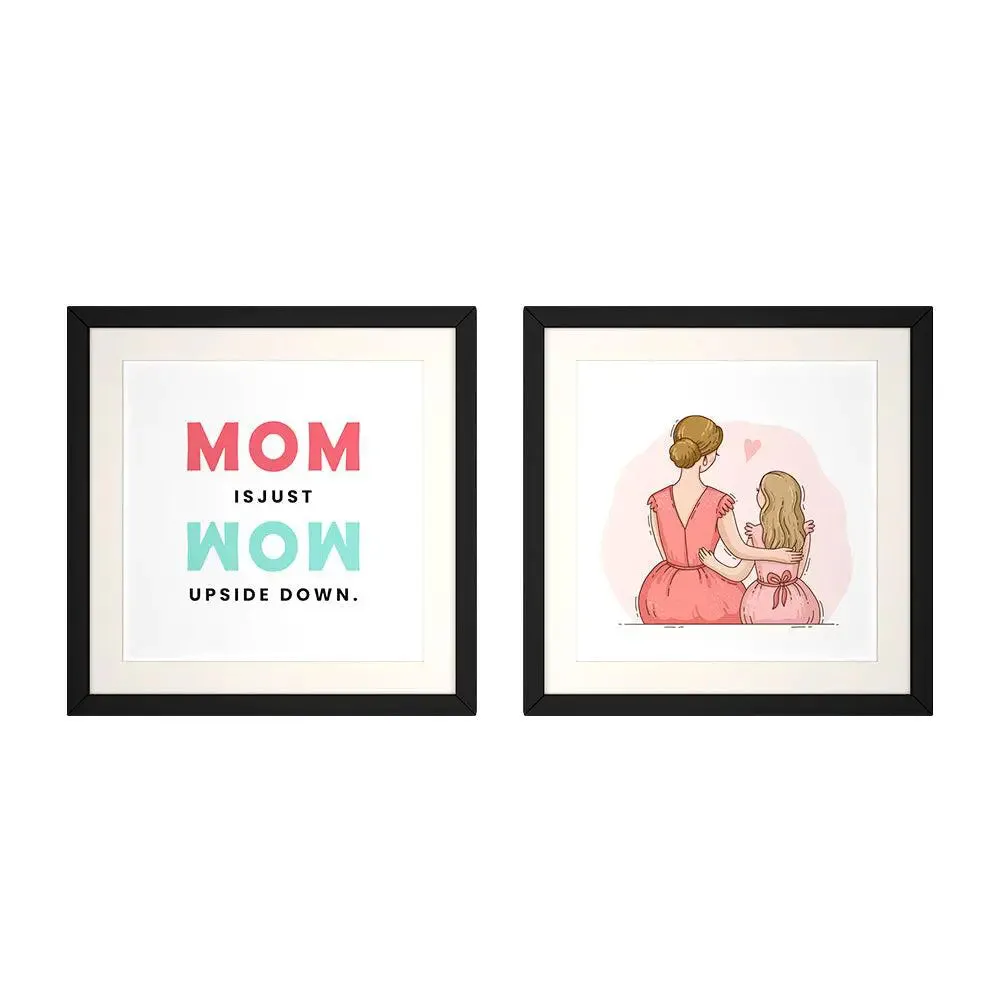 Gorgeous Mother's Day Framed Wall Art -Set of 2 / Gift for Mom