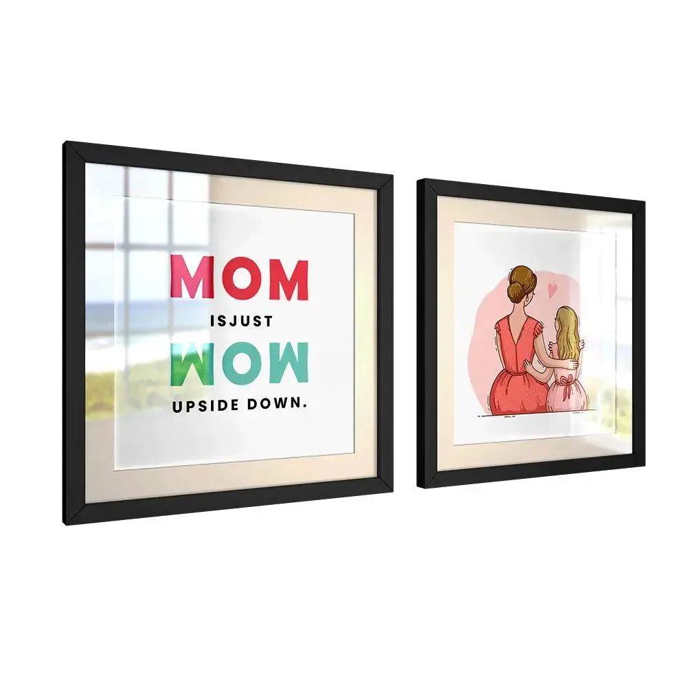 Gorgeous Mother's Day Framed Wall Art -Set of 2 / Gift for Mom