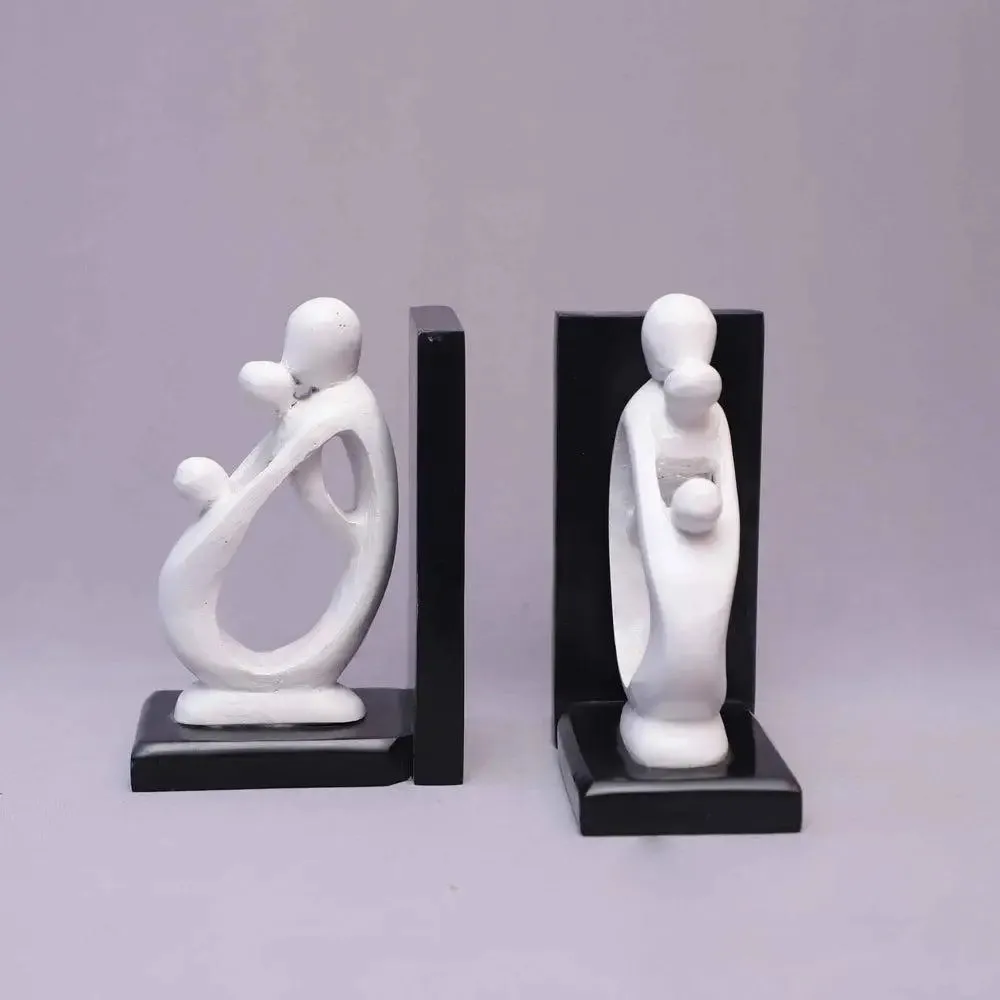 Gorgeous White Paleva Stone Bookend (Set of 2)