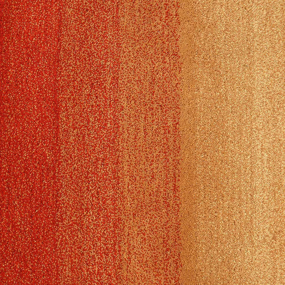 Gradient Effect Orange & Yellow Coloured Hand Tufted Rectangular Wool Carpet 3X5