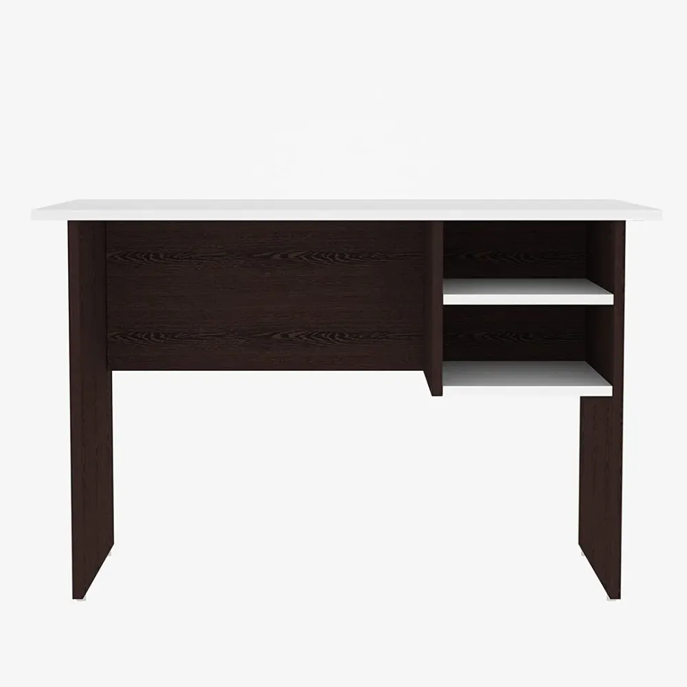 WallMantra Grady Writing Table in Wenge & White Finish