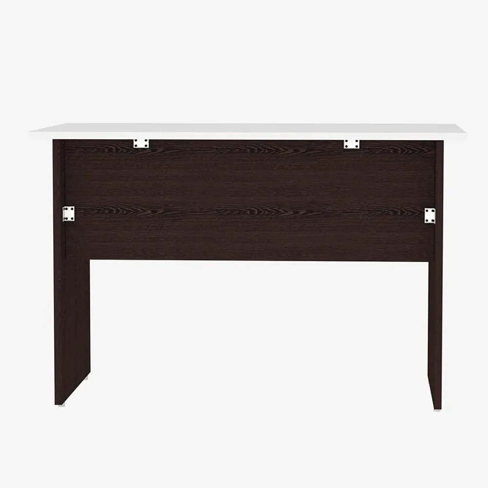 WallMantra Grady Writing Table in Wenge & White Finish