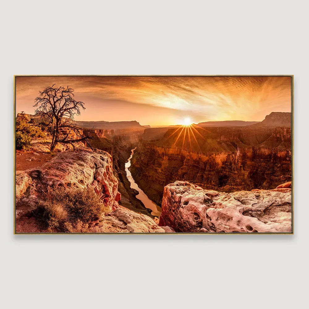 Grand Canyon Framed Wall Art With Floating Frame