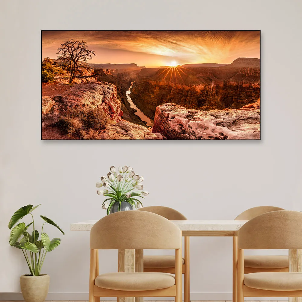 Grand Canyon Framed Wall Art With Floating Frame