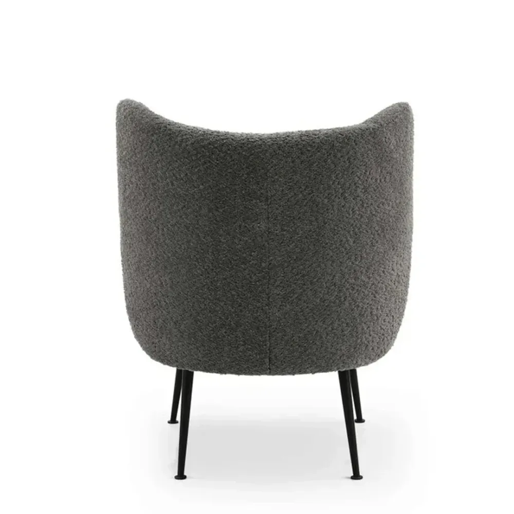 Graphite Elegant Lounge Chair Single