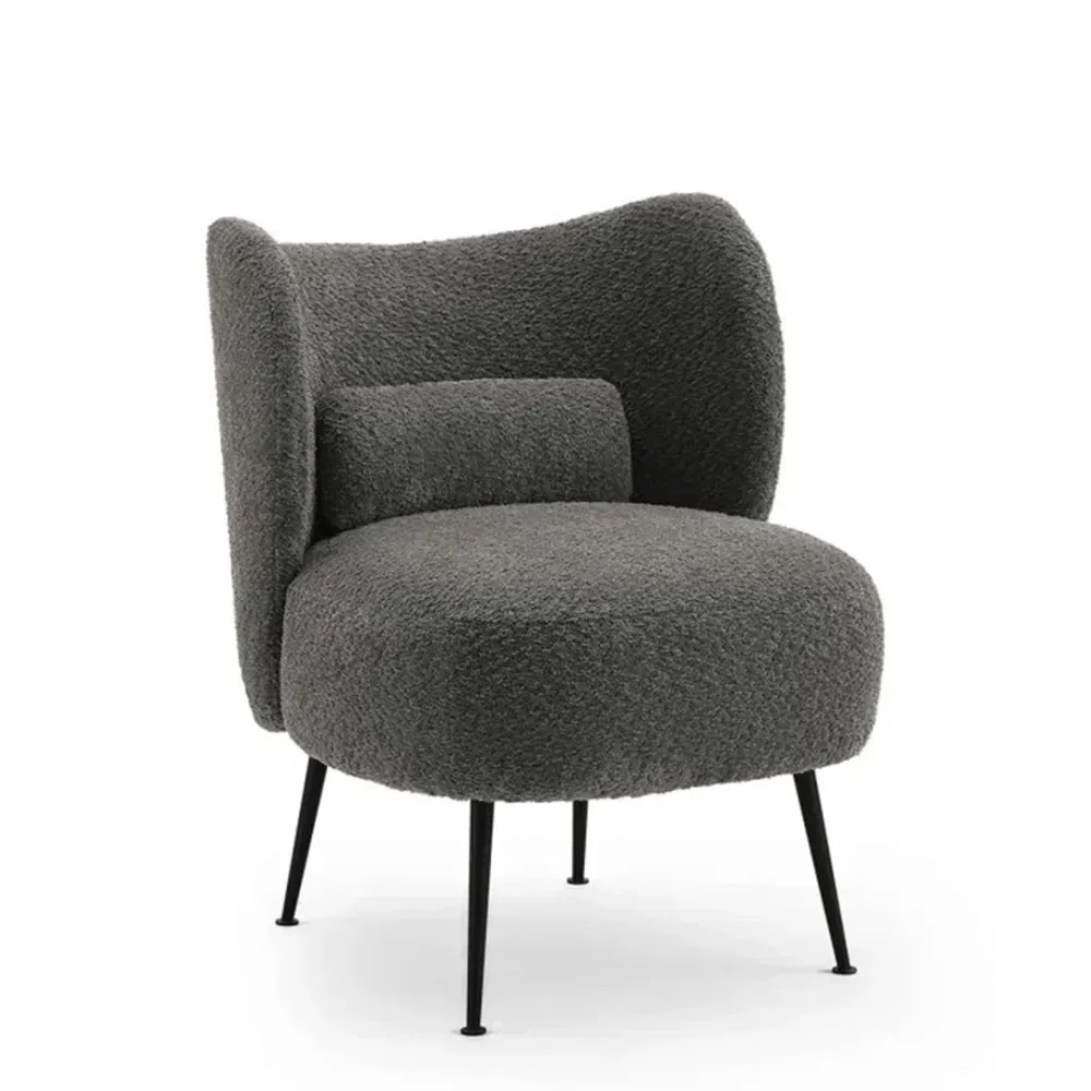 Graphite Elegant Lounge Chair Single