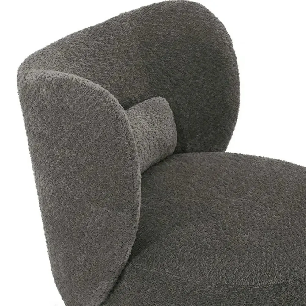 Graphite Elegant Lounge Chair Single